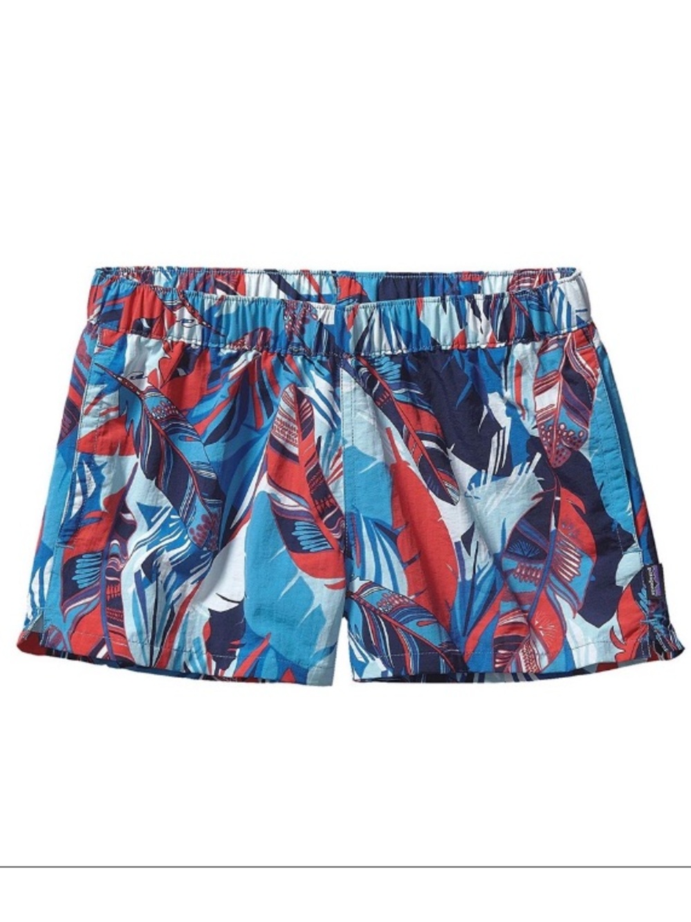 Patagonia / Barely Baggies tropical feather print shorts